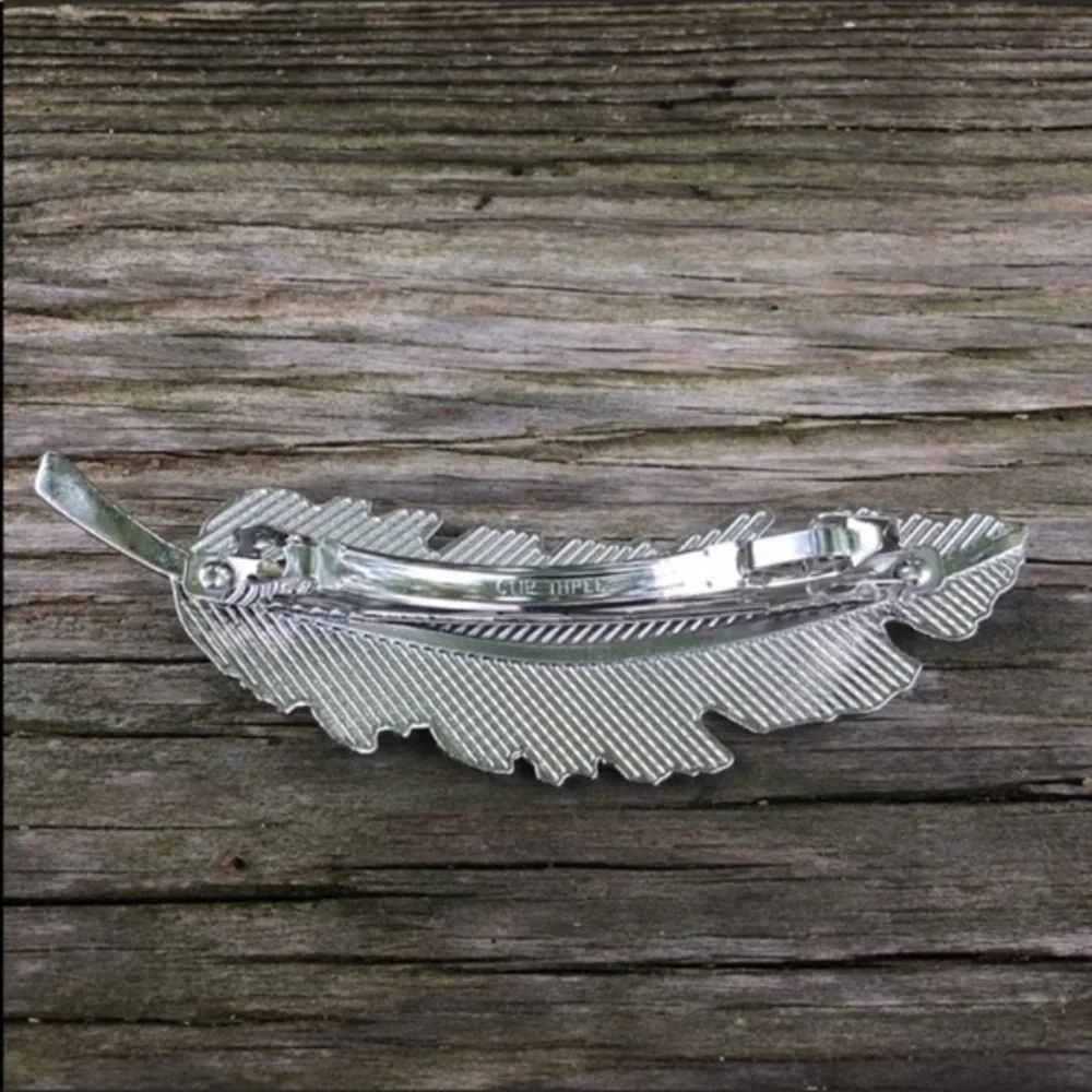 Boho feather hair clip Barrett